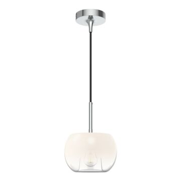 Samar One Light Pendant in ChromeOpal Glass by Kuzco Lighting