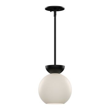Arcadia One Light Pendant in BlackOpal Glass by Kuzco Lighting