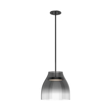 Trinity LED Pendant in BlackSmoked by Kuzco Lighting