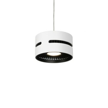 Oxford LED Pendant in White by Kuzco Lighting