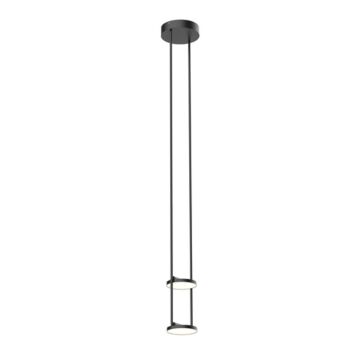 Novel LED Pendant in Black by Kuzco Lighting
