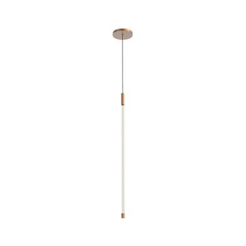 Motif LED Pendant in Brushed Gold by Kuzco Lighting