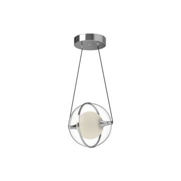 Aries LED Pendant in Chrome by Kuzco Lighting