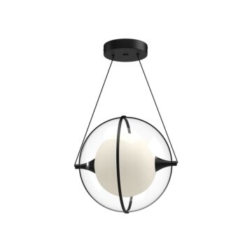 Aries LED Pendant in Black by Kuzco Lighting