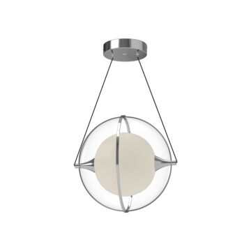 Aries LED Pendant in Chrome by Kuzco Lighting