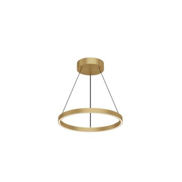 Cerchio LED Pendant in Brushed Gold by Kuzco Lighting