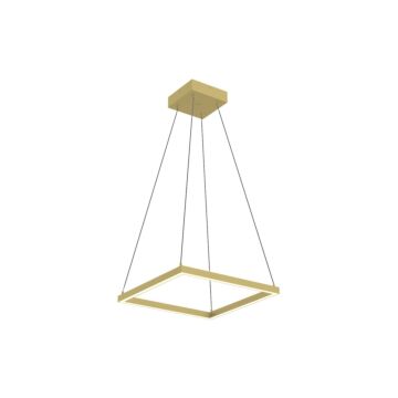 Piazza LED Pendant in Brushed Gold by Kuzco Lighting
