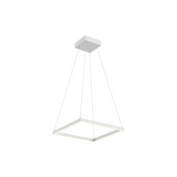 Piazza LED Pendant in White by Kuzco Lighting