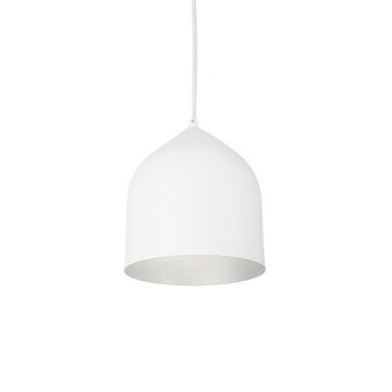 Helena LED Pendant in WhiteSilver by Kuzco Lighting