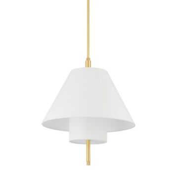 Glenmoore 1-Light Pendant in Aged Brass