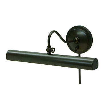 Library Two Light Wall Lamp in Oil Rubbed Bronze by House of Troy