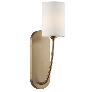 Preston One Light Wall Sconce in Vibrant Gold by Crystorama