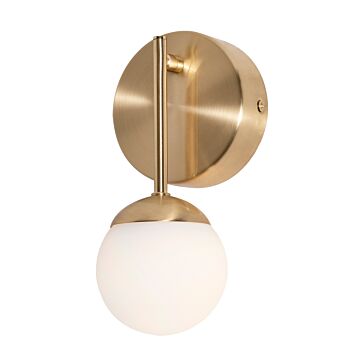 Pearl LED Wall Sconce in Satin Brass by AFX Lighting