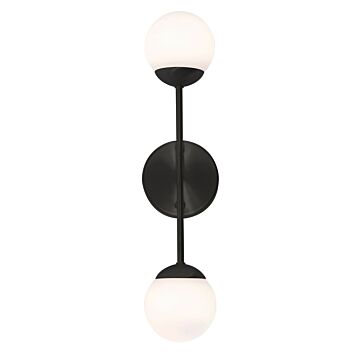 Pearl LED Wall Sconce in Black by AFX Lighting
