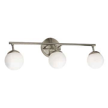 Pearl LED Vanity in Satin Nickel by AFX Lighting