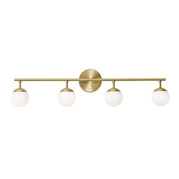 Pearl LED Vanity in Satin Brass by AFX Lighting