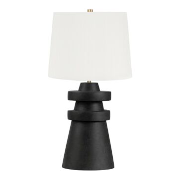 Grover One Light Table Lamp in Patina Brass by Troy Lighting