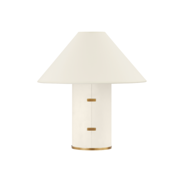 Bond One Light Table Lamp in Patina Brass by Troy Lighting