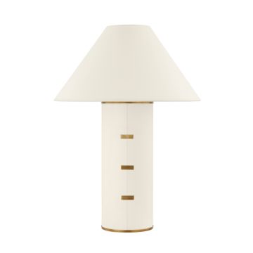Bond One Light Table Lamp in Patina Brass by Troy Lighting