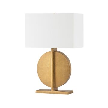 Colma One Light Table Lamp in Patina Brass by Troy Lighting