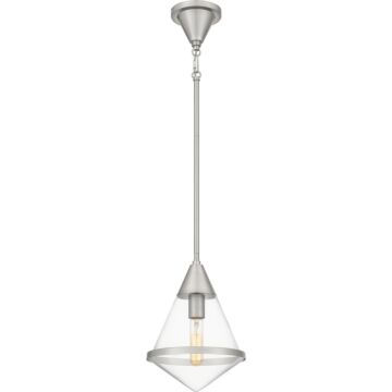 Quoizel Piccolo Pendant One Light Mini Pendant in Brushed Nickel by Quoizel