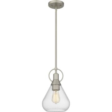 Quoizel Piccolo Pendant One Light Mini Pendant in Brushed Nickel by Quoizel
