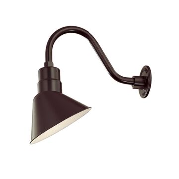 R Series One Light Pendant in Architectural Bronze by Millennium