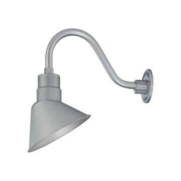Millennium Lighting R Series 1 Light Angle Shade in Galvanized