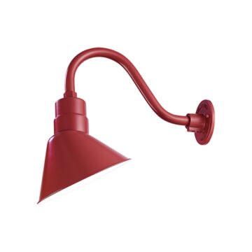 R Series One Light Pendant in Satin Red by Millennium