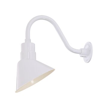 R Series One Light Pendant in White by Millennium