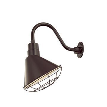 R Series One Light Pendant in Architectural Bronze by Millennium