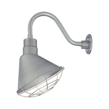 R Series One Light Pendant in Galvanized by Millennium