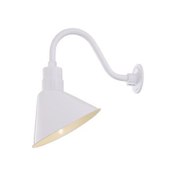 R Series One Light Pendant in White by Millennium