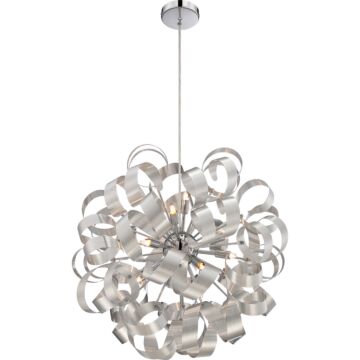 Quoizel Ribbons 12 Light 23 Inch Pendant Light in Millenia