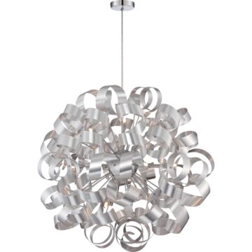 Quoizel Ribbons 12 Light 31 Inch Pendant Light in Millenia