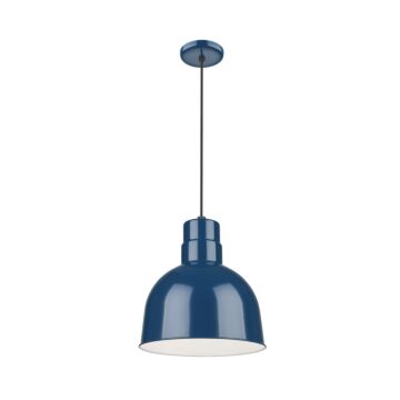 R Series One Light Pendant in Navy Blue by Millennium