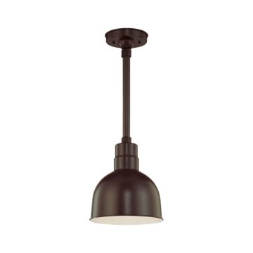 R Series One Light Pendant in Architectural Bronze by Millennium