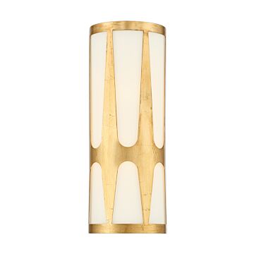 Royston Two Light Wall Sconce in Antique Gold by Crystorama