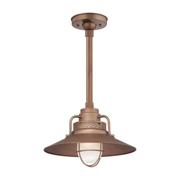 R Series One Light Pendant in Copper by Millennium