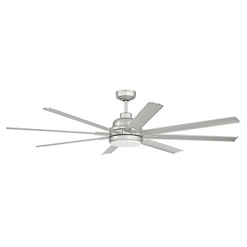 Rush 65 65"Ceiling Fan in Painted Nickel by Craftmade