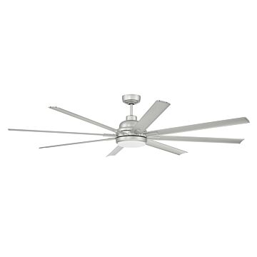 Rush 72 72"Ceiling Fan in Painted Nickel by Craftmade