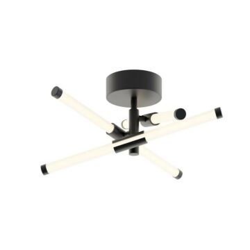 Rusnak LED Flush Mount in Black by AFX Lighting