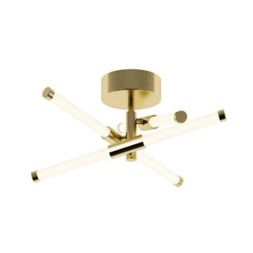 Rusnak LED Flush Mount in Satin Brass by AFX Lighting