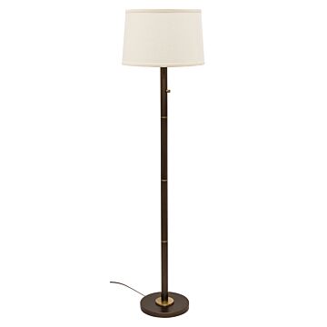  Rupert Floor Lamp in Chestnut Bronze with Weathered Brass Accents