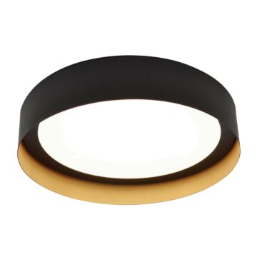 Reveal LED Flush Mount in Black and Gold by AFX Lighting