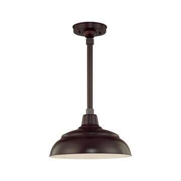 Millennium Lighting R Series 1 Light Warehouse Shade in Architect Bronze