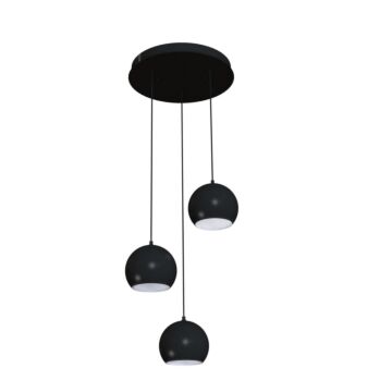 Roxy Three Light Pendant in Black by AFX Lighting