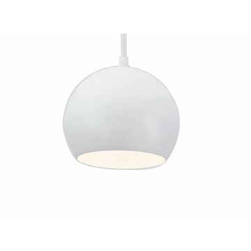 Roxy One Light Pendant in White by AFX Lighting