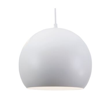 Roxy One Light Pendant in White by AFX Lighting