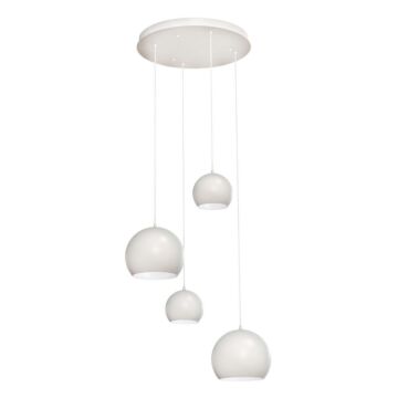 Roxy Four Light Pendant in White by AFX Lighting
